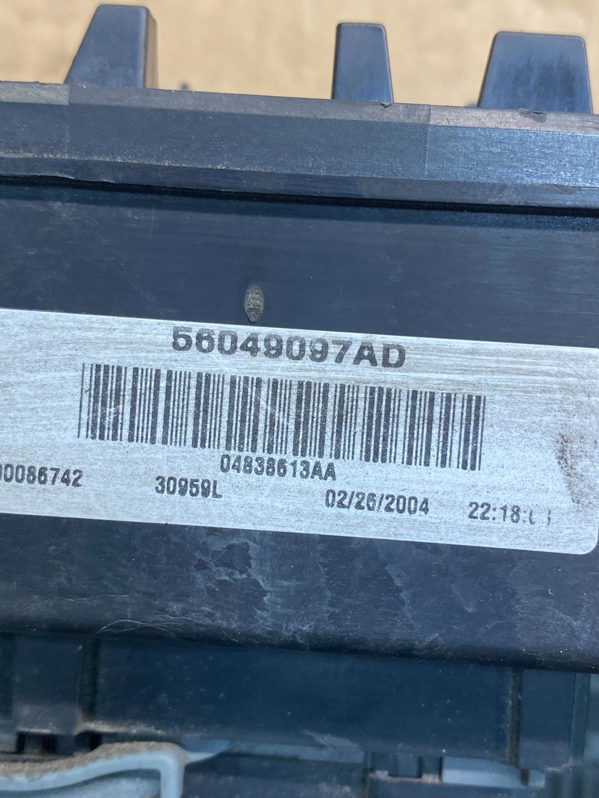 2004 2005 Dodge Durango Fusebox Fuse Box Relay Body BCM Module AF8973 DG6