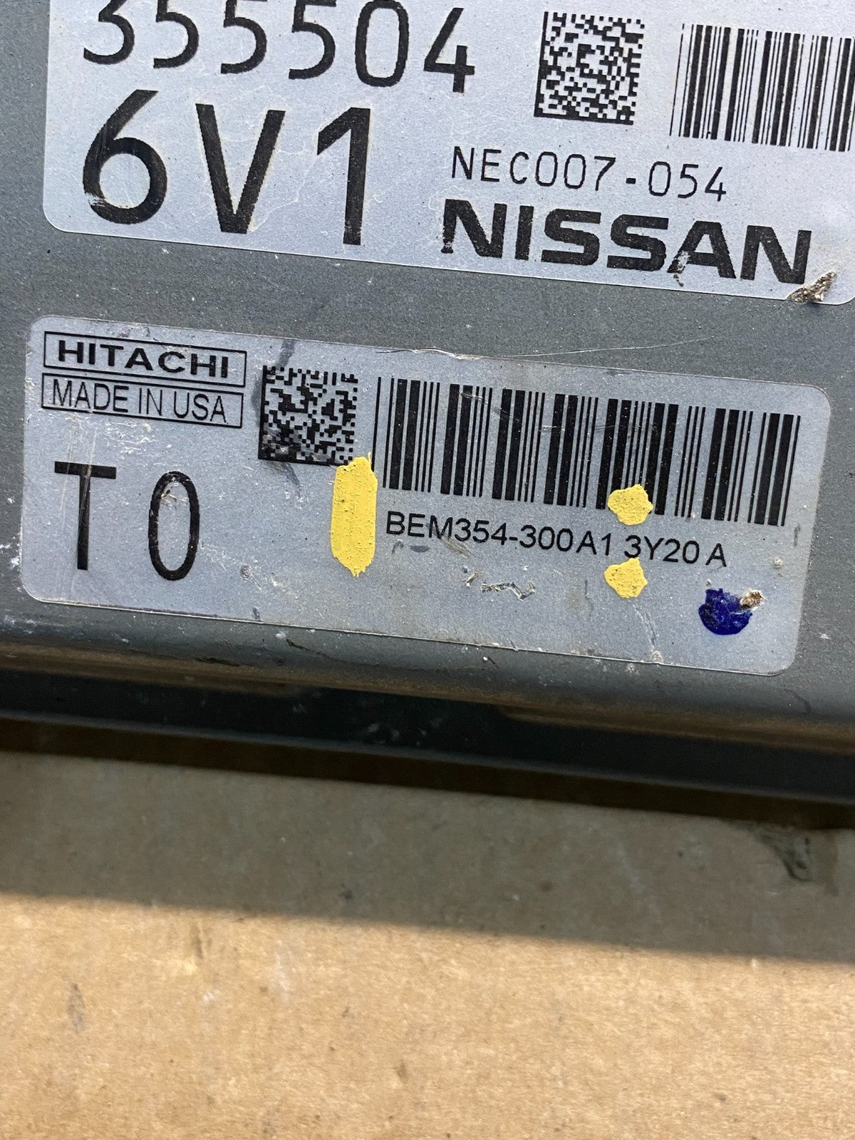 2013 Nissan Frontier Xterra 4.0L Engine Control Unit ECU Module AH3346 DW2