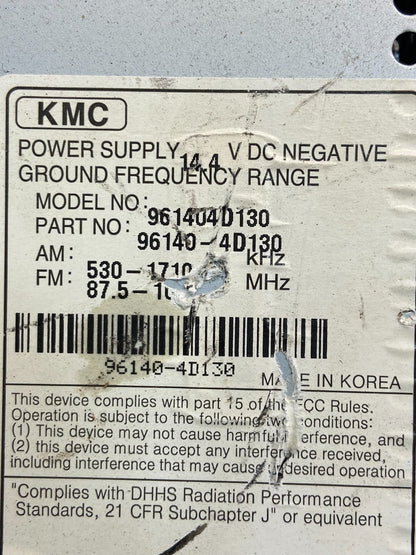 2007 - 2009 Kia Sedona Entourage Radio Stereo Receiver AM FM CD Player AG1504 DW6
