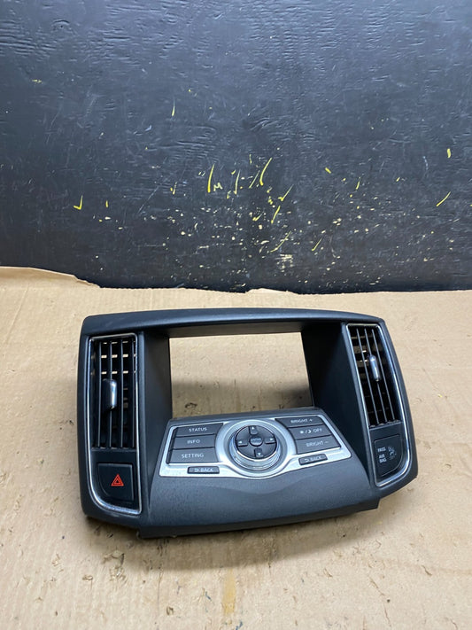 2009 to 2014 Nissan Maxima Radio Audio Panel Control Bezel Trim  Z1918 DG0