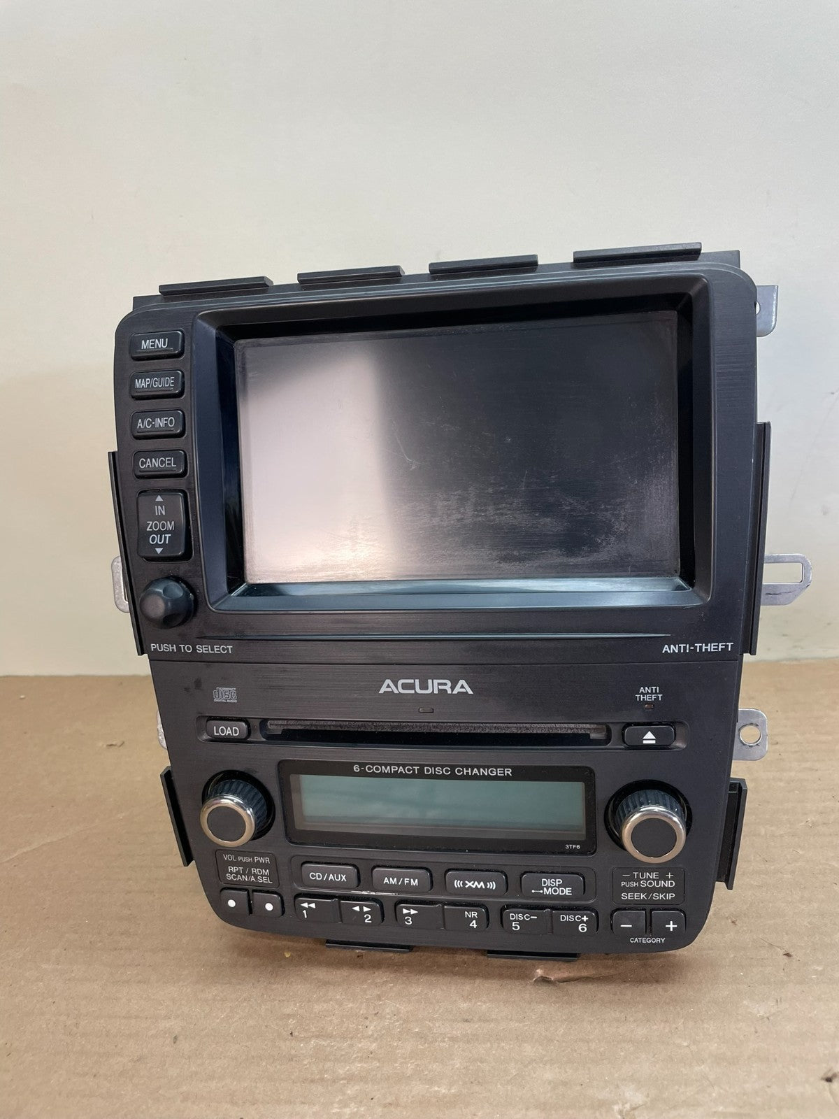 2005 to 2006 Acura Mdx Radio Stereo 6 CD Player Screen Display AI0512 DG0