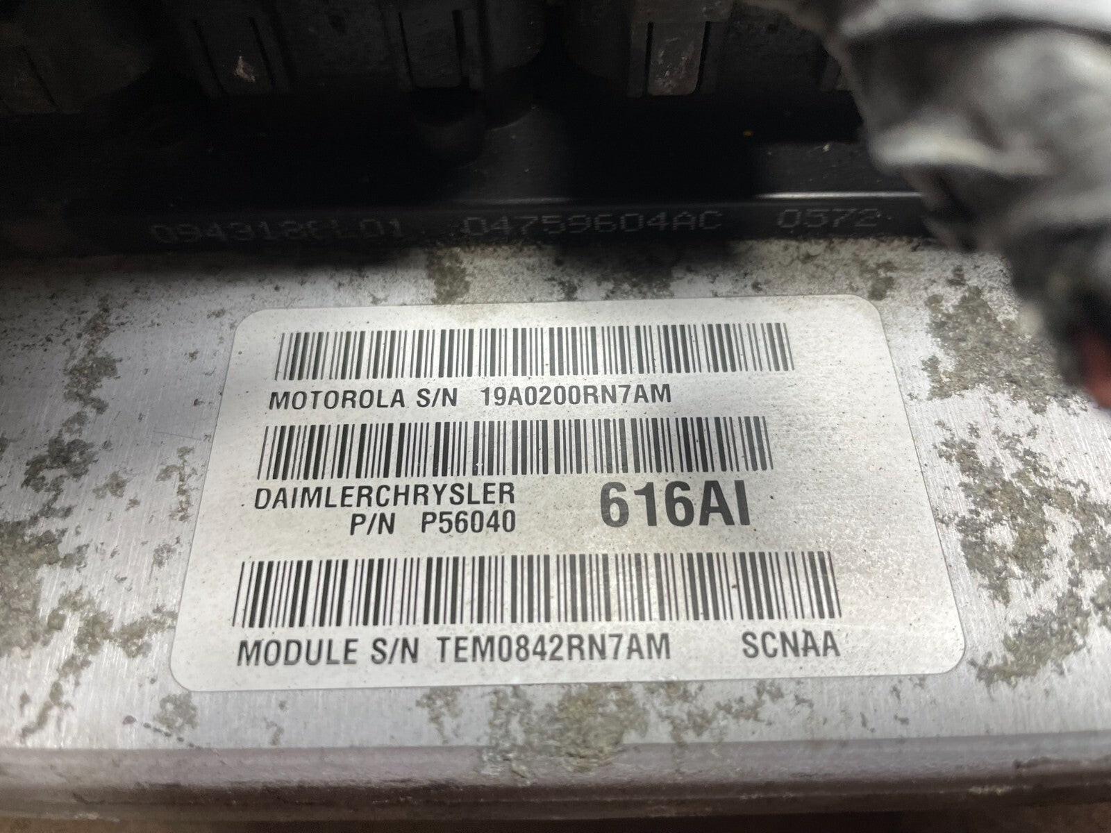2002 Dodge Durango 4.7L  Engine Computer Module ECU PCM i6609 DG1 Oem2