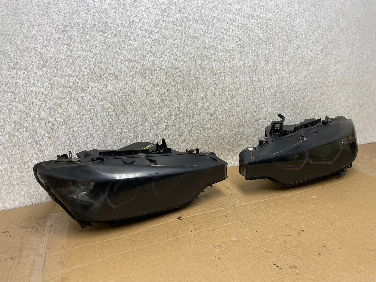 2012-2015 Bmw 3 Series F30 Sedan Left+Right Set Black LED Headlights AH7889 DG1