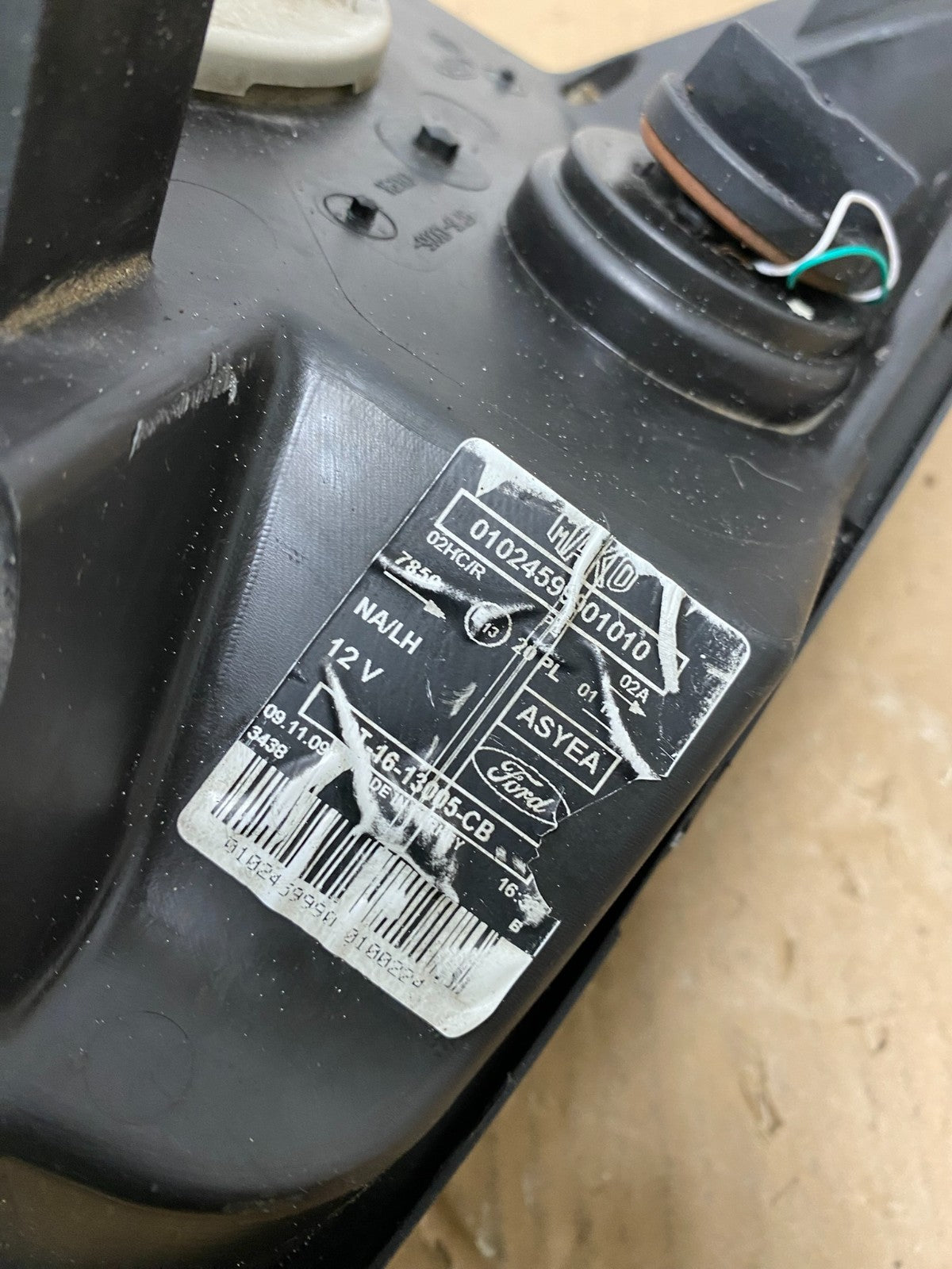 2010 to 2013 Ford Transit Connect Left Driver Side Headlight AB6983 DW9