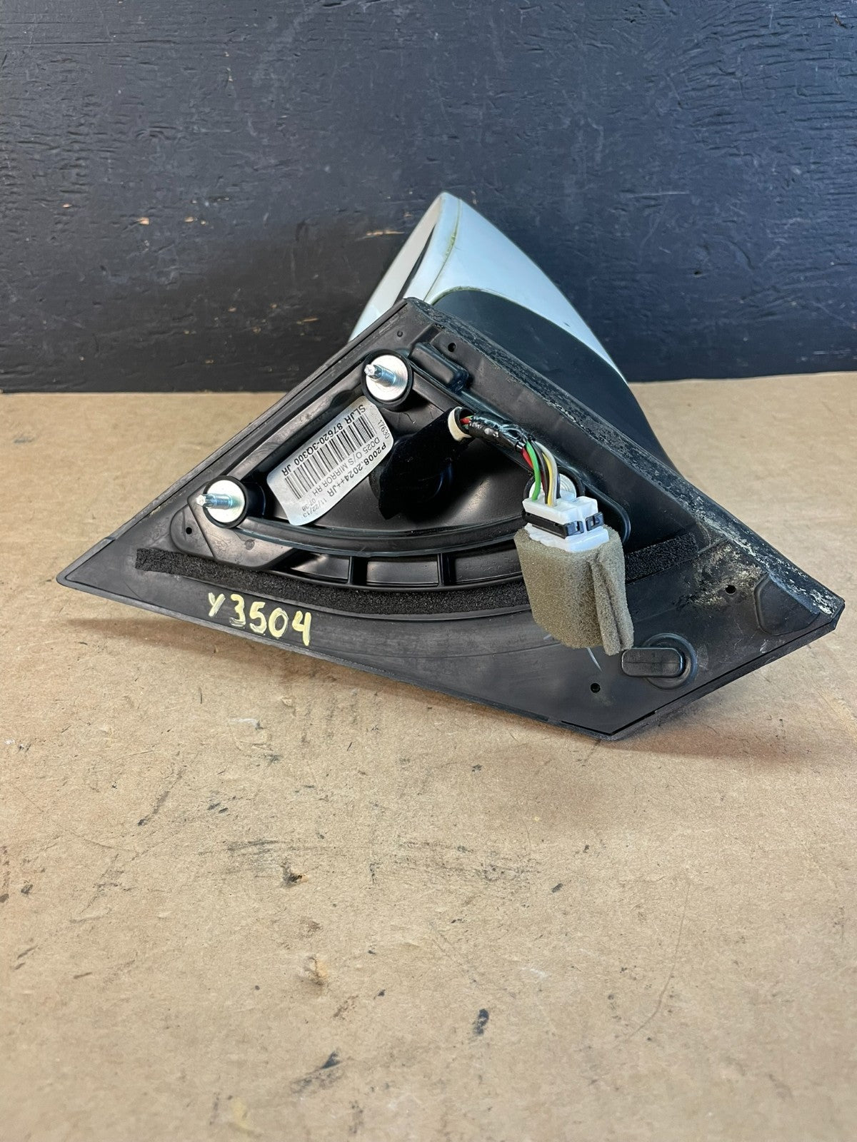 2011-2015 Hyundai Sonata Right Passenger Mirror W/ Turn Signal ae1042 DG4
