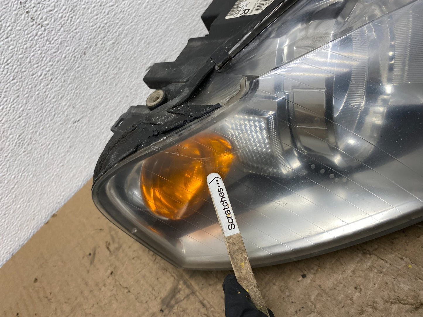 2005 2006 2007 2008 Audi A4 Right Passenger RH Halogen Headlight Oem AC0145 DW3
