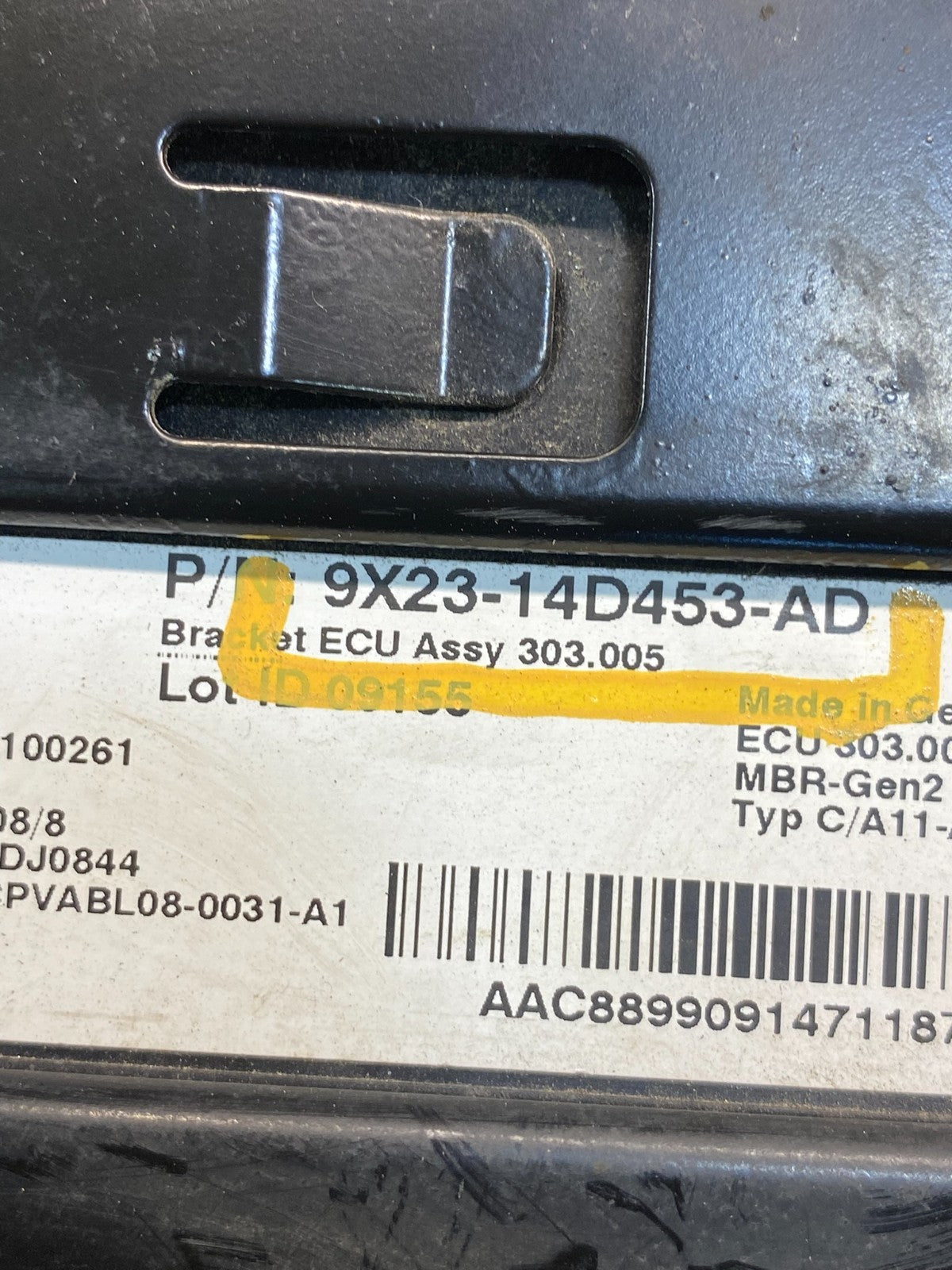 2009-2015 Jaguar XF Rear Blind Spot Radar Sensor Control Module Oem aa7763 DG2