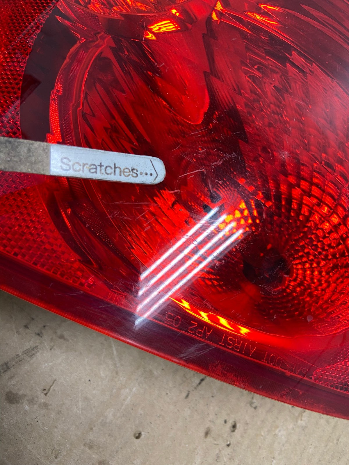 2005-2010 Chevrolet Cobalt Sedan Left Driver Side Tail Light AG1059 LK3