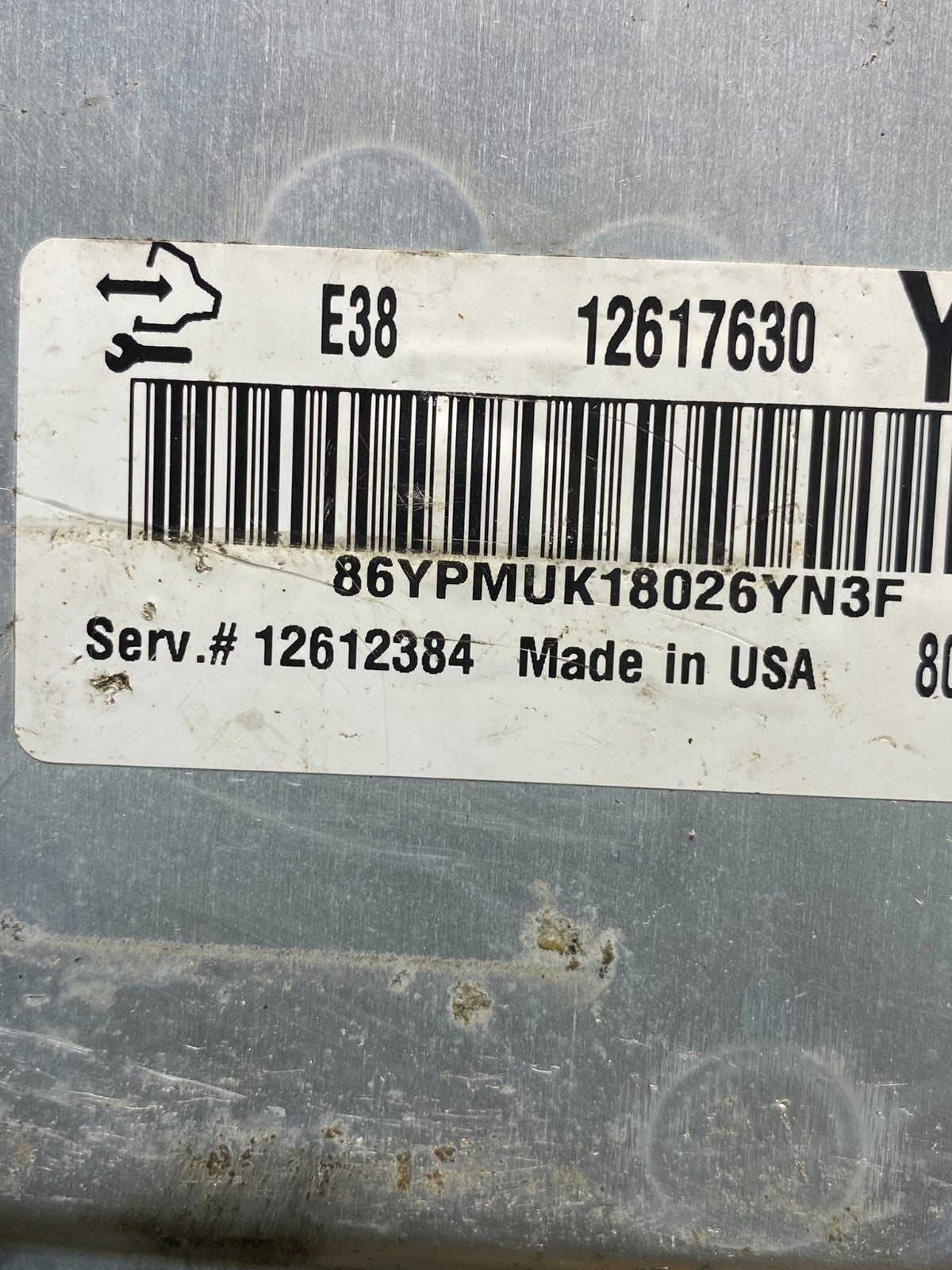 2008 Chevrolet Silverado 2500 5.3L Engine Control Module ECM ECU AE6259 DW2
