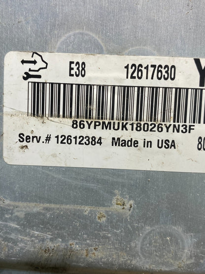 2008 Chevrolet Silverado 2500 5.3L Engine Control Module ECM ECU AE6259 DW2