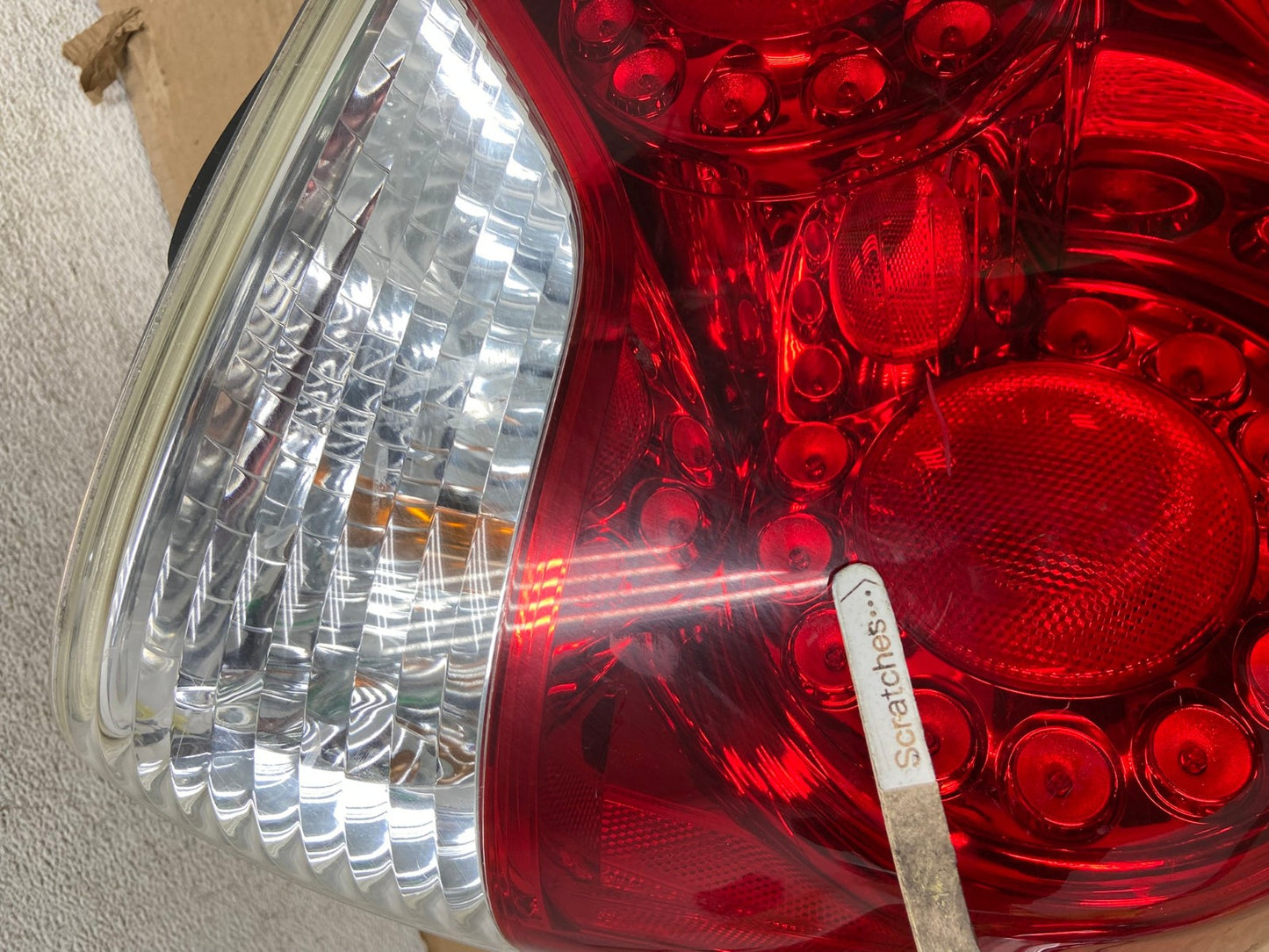 2006 2007 Infiniti M35 M35X M45 Left Driver LH Side Tail Light AG8316 LK3