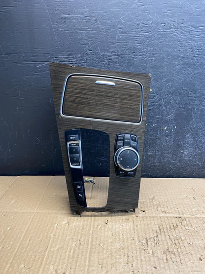 2009 to 2015 BMW F01 740i 750i Center Console Wood Trim Mode Switches AC9615 DG0