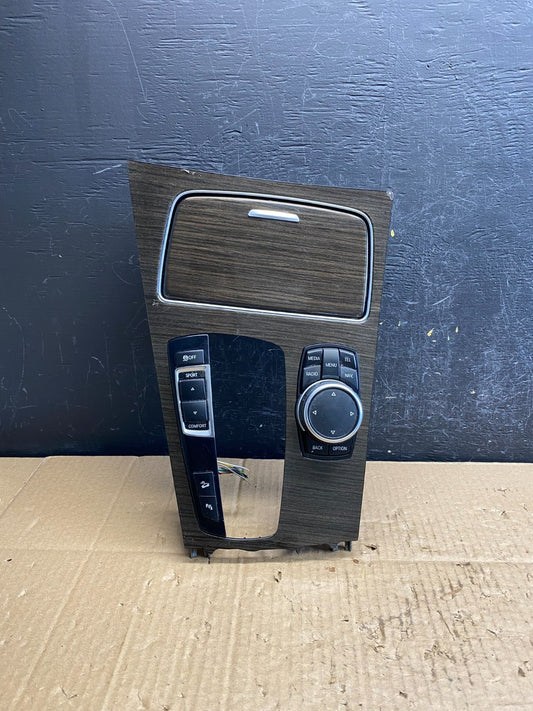 2009 to 2015 BMW F01 740i 750i Center Console Wood Trim Mode Switches AC9615 DG0