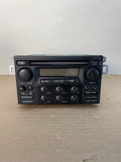 1998 1999 2000 Honda Accord Stereo Radio Receive AM FM CD AI0562 DG0