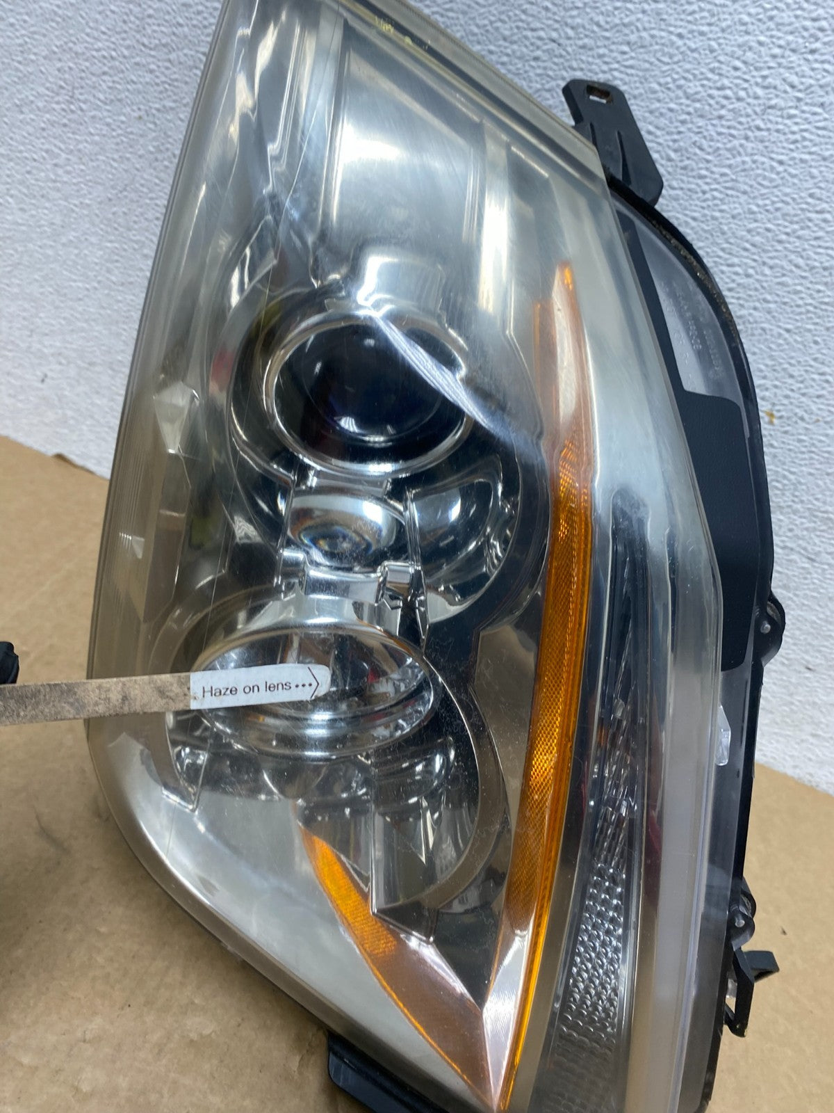 Halogen 2008 to 2014 Cadillac CTS Headlight Right Passenger Rh DEPO AF9956 DW4