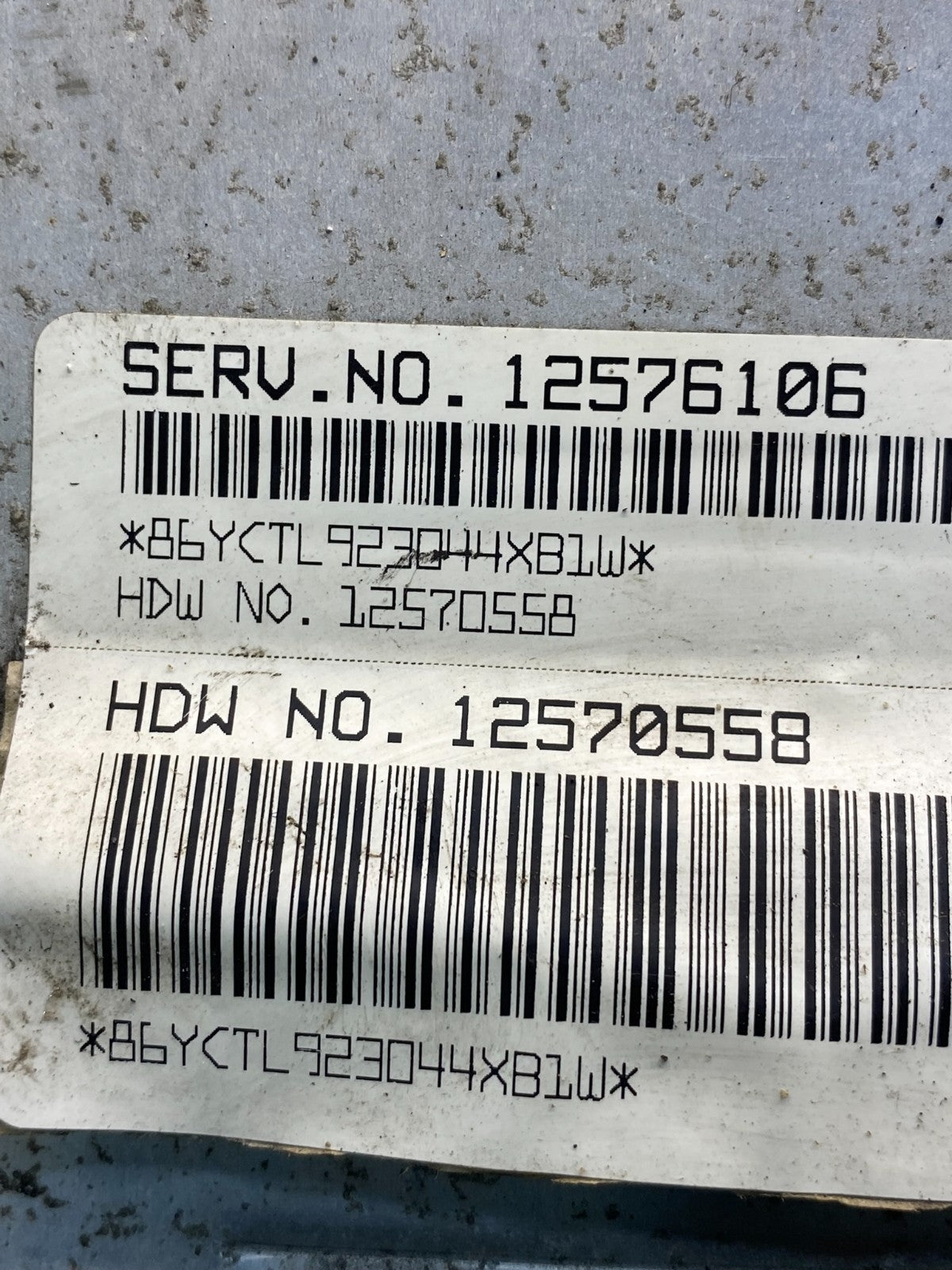 2003 Chevrolet Astro Ecu Engine Control Module Unit Ecm AE6258 DW2