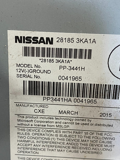 2013 to 2016 Nissan Pathfinder Radio Temperature Climate Control AG1796 DG6