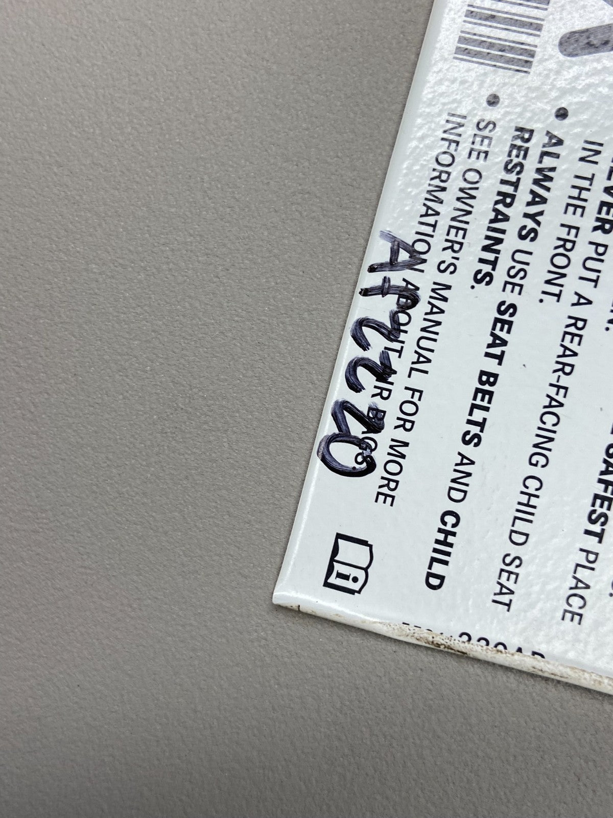 2009-12 Dodge Ram 1500 Front Right Passenger Side Sunvisor Sun Visor AF22202