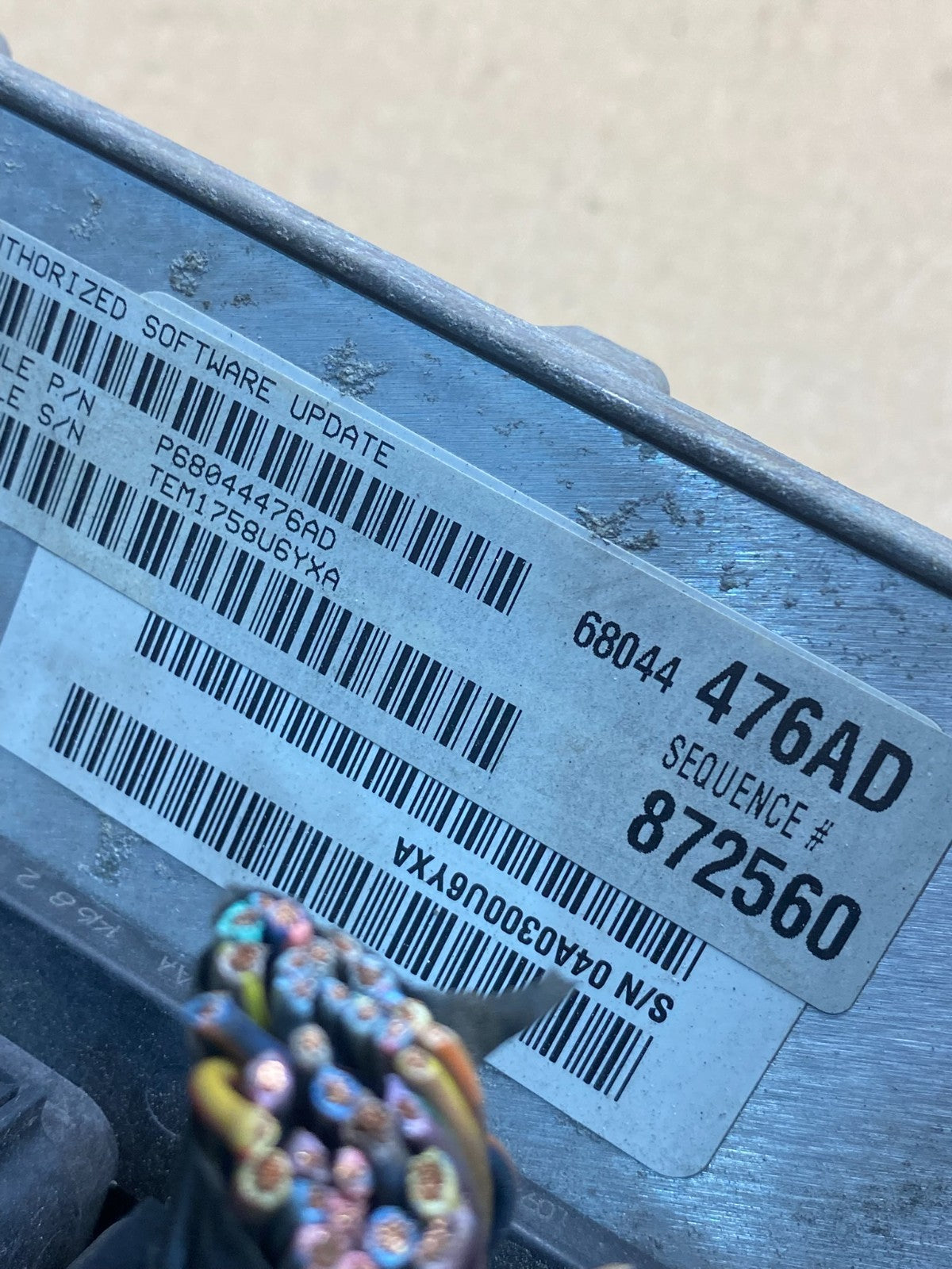 2009 Chrysler Aspen 4.7L Engine Computer Module ECU PCM AH3403 DG2
