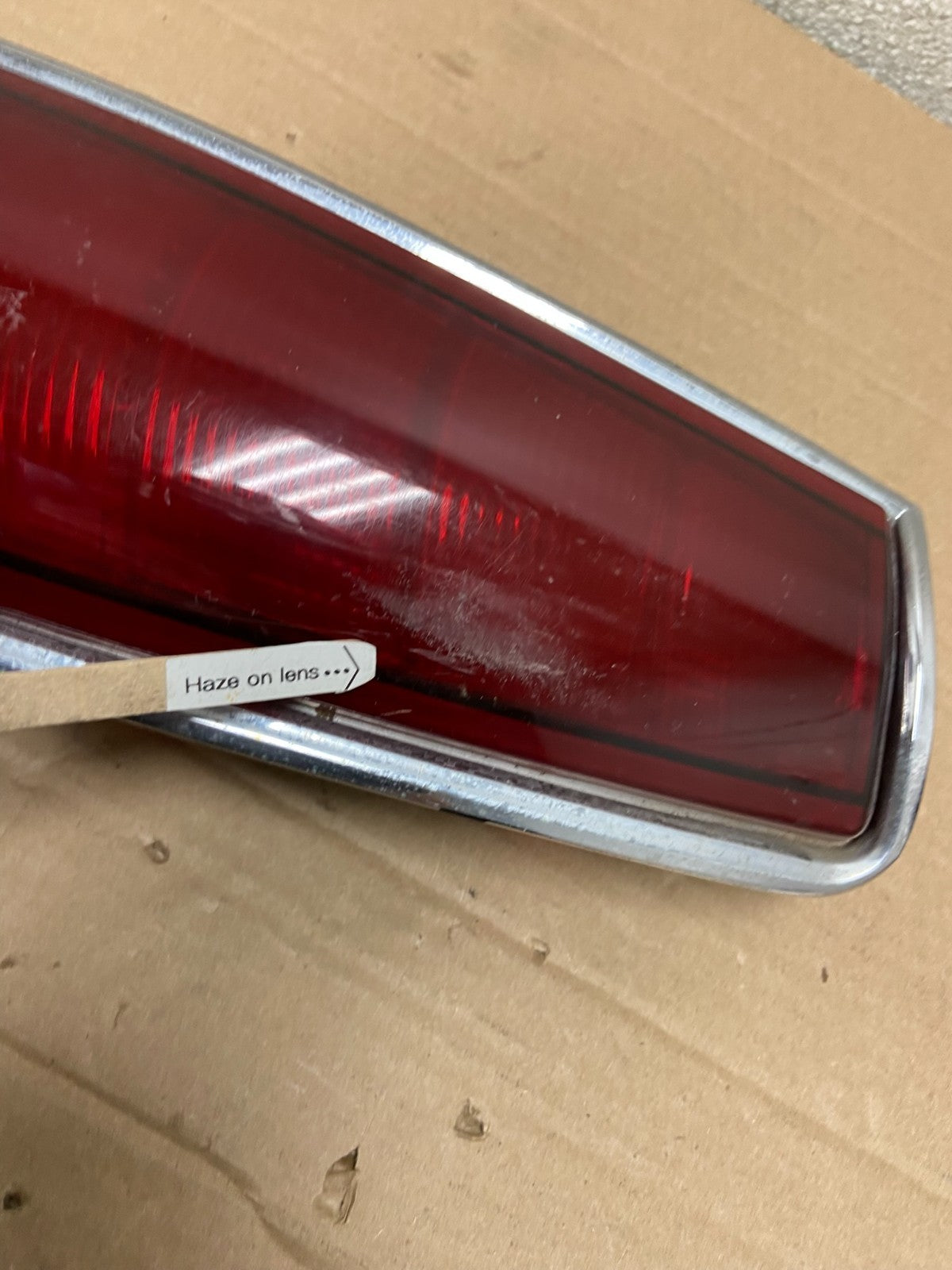 1984 to 1992 Lincoln Mark VII Right Passenger Side Tail Light OEM AA8647 LK4