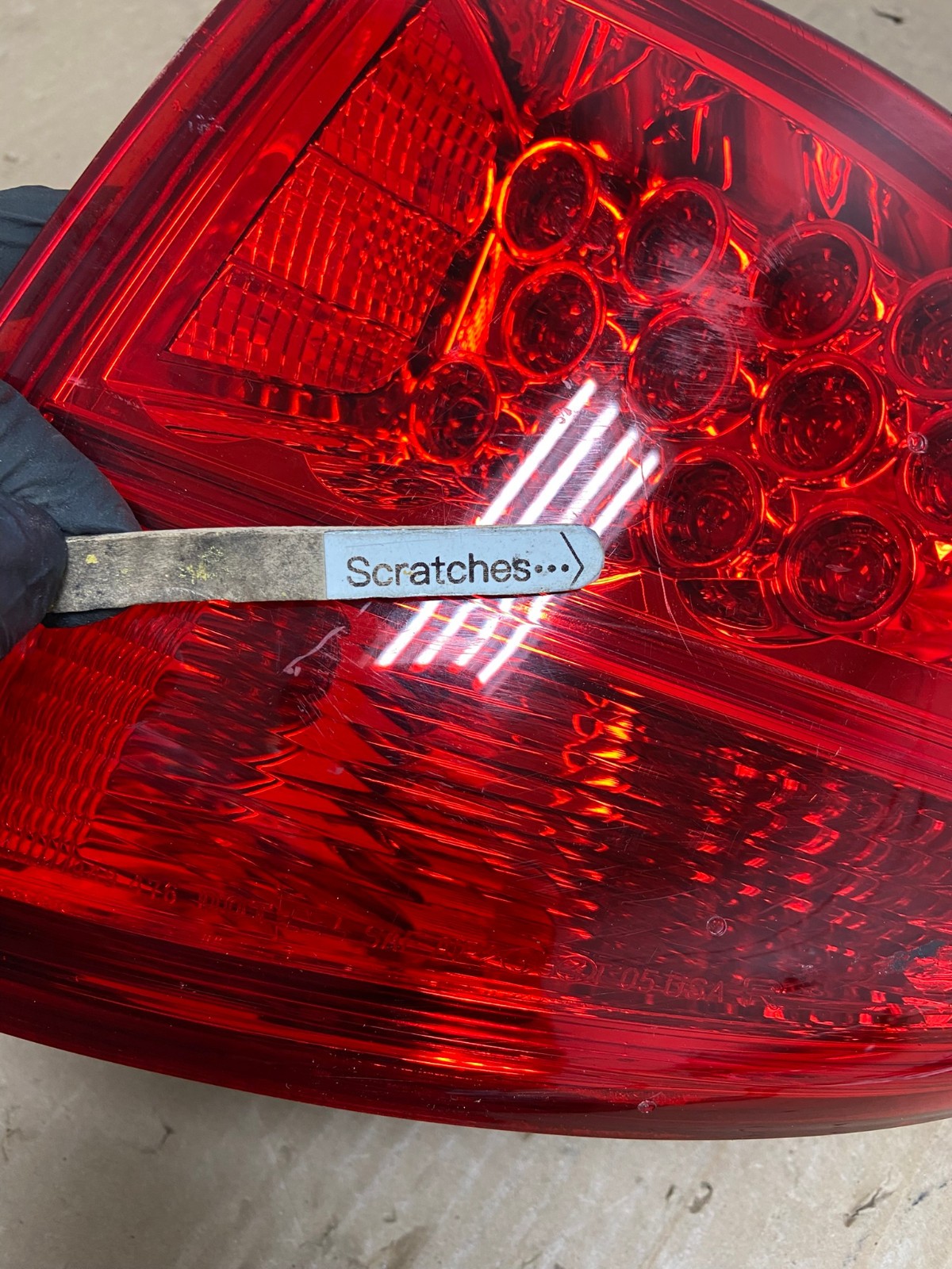 2007 2008 2009 Acura Mdx Right Passenger Rh Side Tail Light AE9317 LK3
