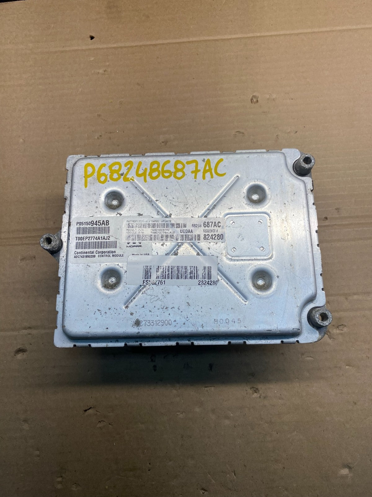 2015 Dodge Ram Truck 5.7L Engine Computer ECM ECU AD9439 DG1