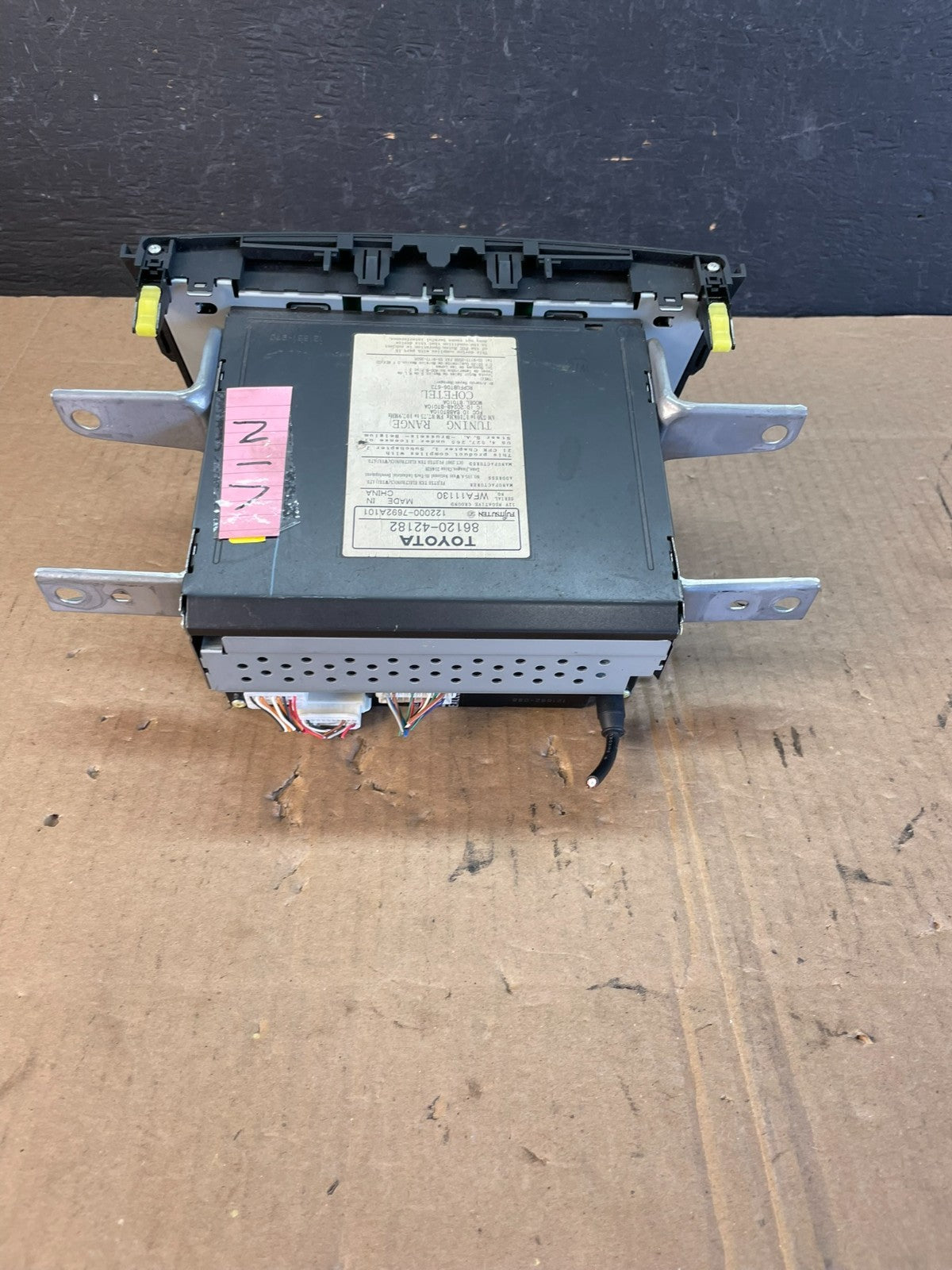 2006 to 2008 Toyota RAV4 Audio Equipment Radio Receiver AC4875 DG8