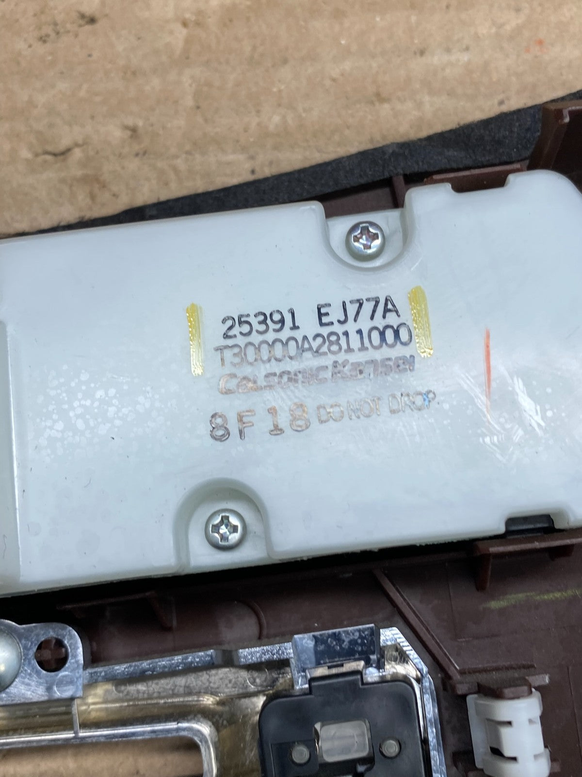 2008 2009 2010 Infiniti M35 Radio Clock Control Panel Plate ag6461 DG7