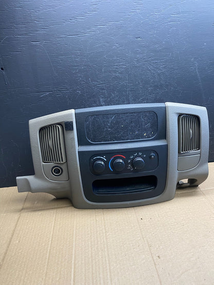 2002 to 2005 Dodge Ram Radio Climate Control Dash Air Vent Bezel Trim AC9321 DG0