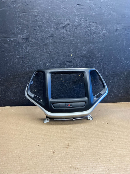 2014 to 2020 Jeep Cherokee Center Radio Climate Control Vent Bezel AH1564 DG0