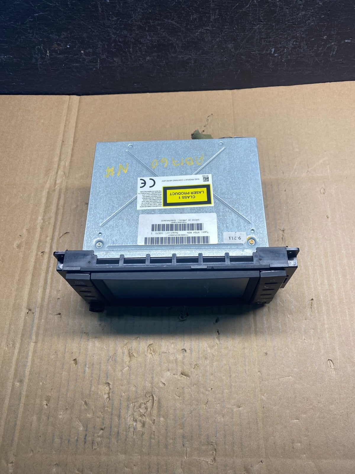 2008 2013 Jeep Dodge Chrysler Screen Display CD Player Satellite Radio ad1724 DG4