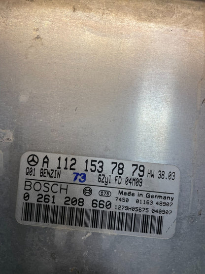 1999 to 2005 Mercedes E320 CLK320 Engine Control Unit ECU Module v9159 DG3