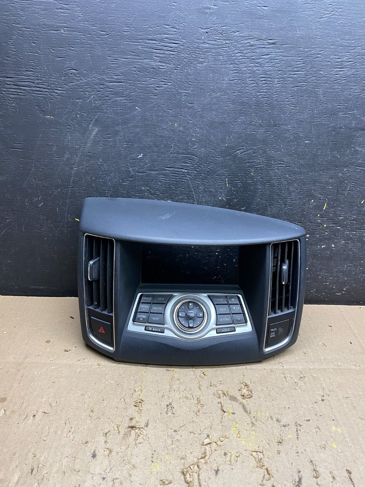 2011 2012 2013 Nissan Maxima Radio Audio Panel Control Bezel Trim  U5615 DG0