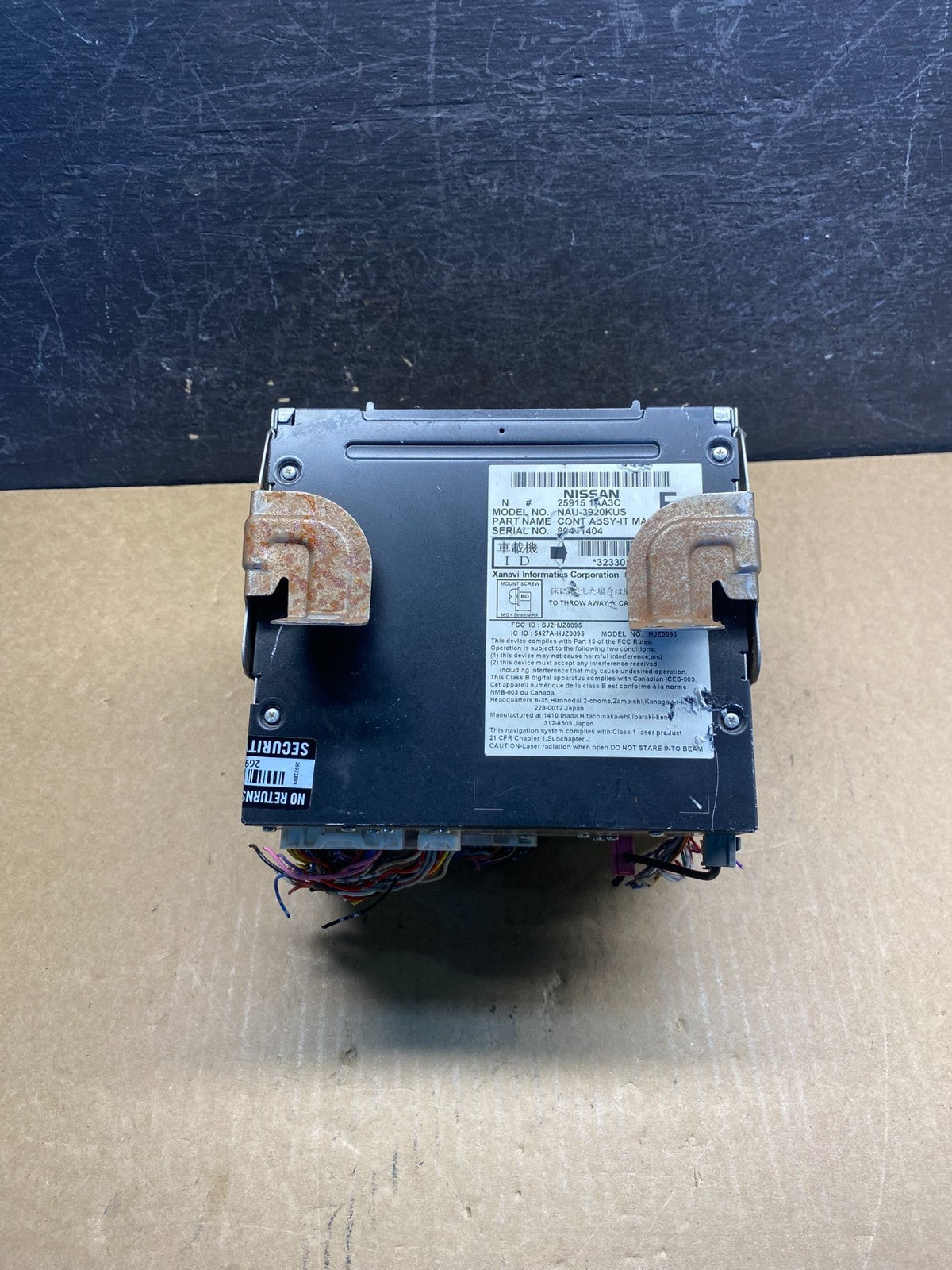 2009 - 2010 Nissan Murano Maxima Radio CD Navigation AG6036 DG3