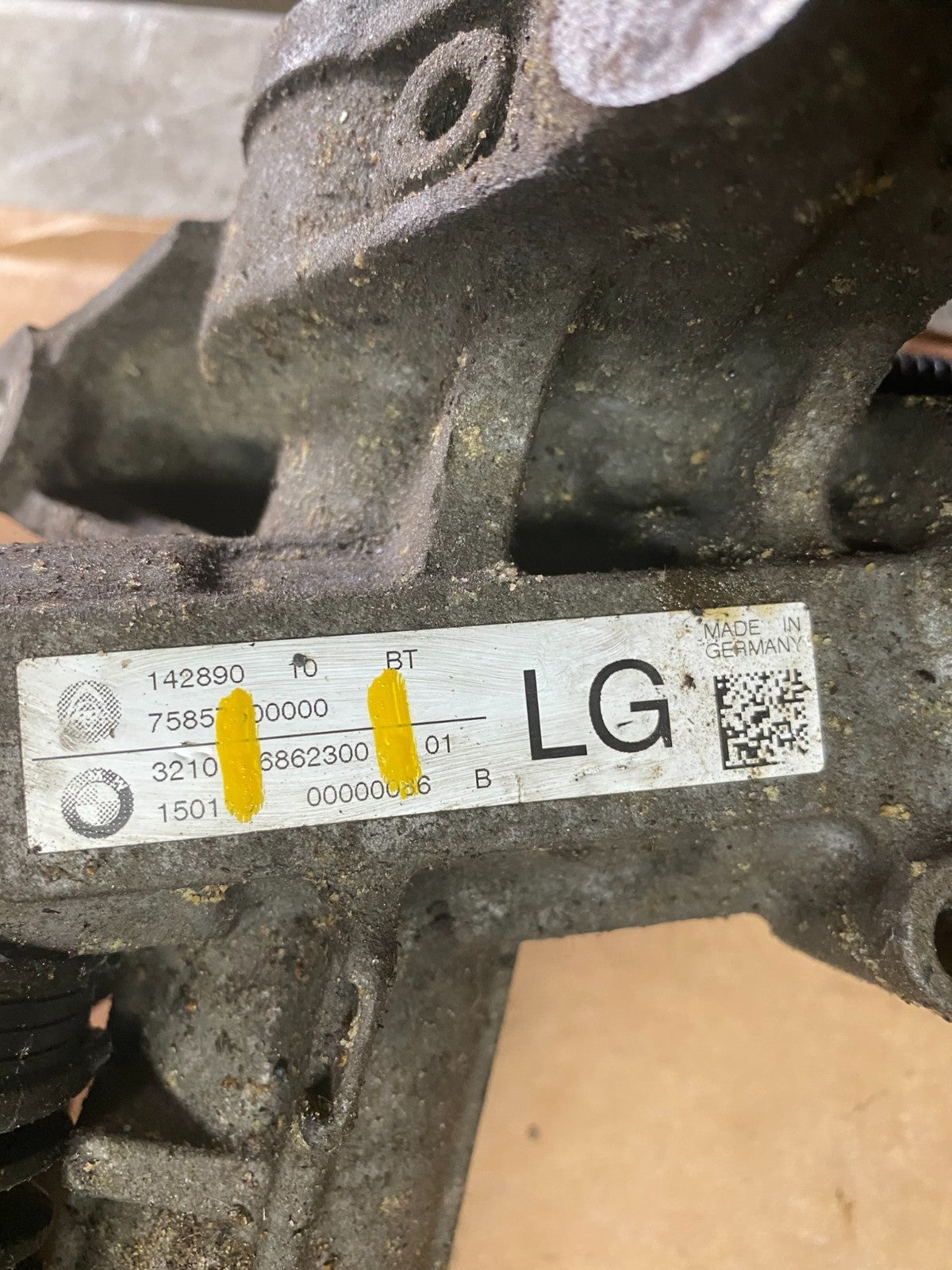 12-20 BMW F30 F32 AWD Power Electric Steering Gear Rack And Pinion 6862300 Q84247