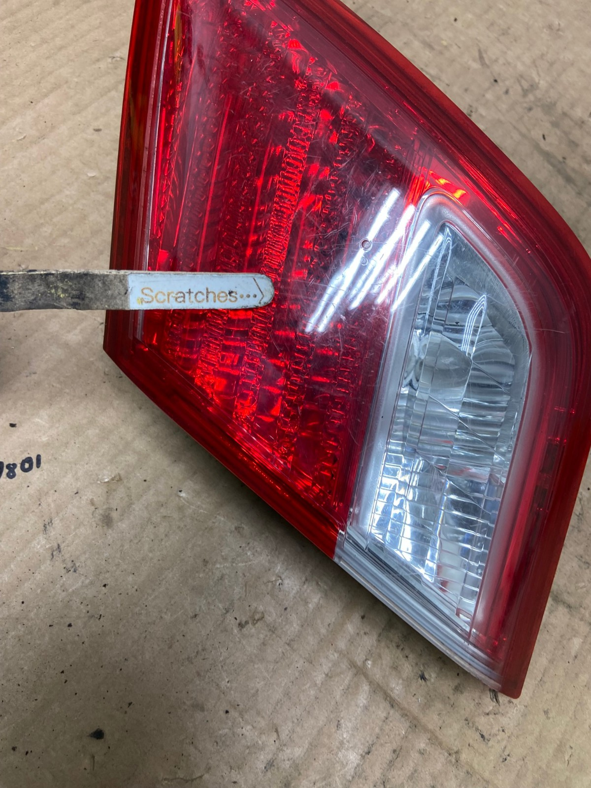 2007 2008 2009 Toyota Camry Right Passenger Rh Tail Light Inner AI7957 LK3
