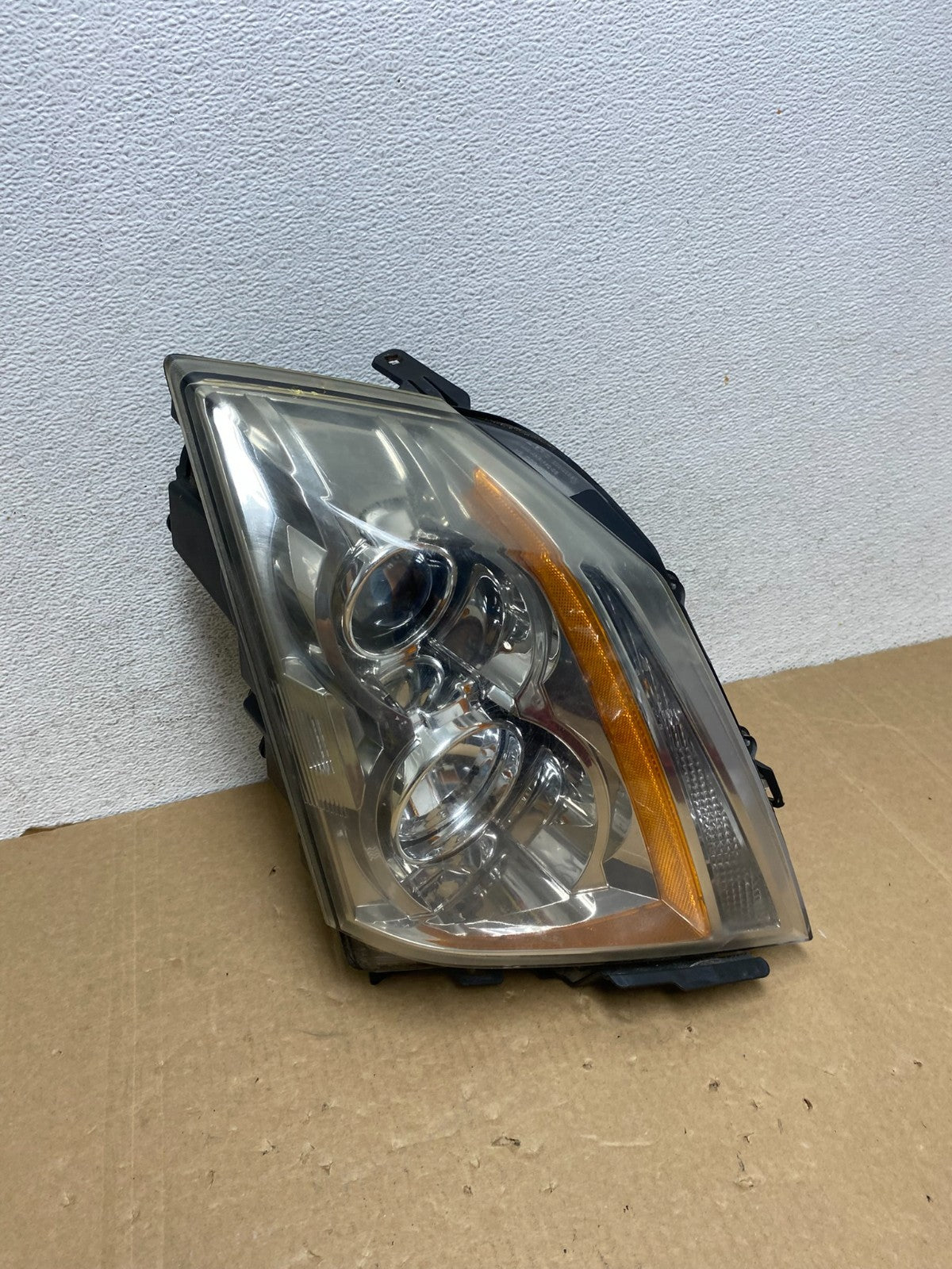 Halogen 2008 to 2014 Cadillac CTS Headlight Right Passenger Rh DEPO AF9956 DW2