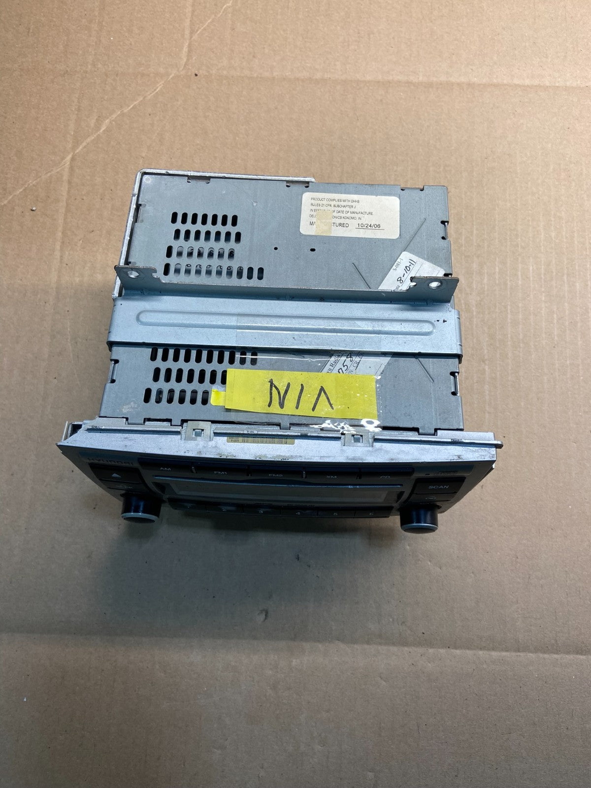 2007 to 2009 Hyundai Santa Fe AM/FM Radio CD Player Oem Z0529 DG3