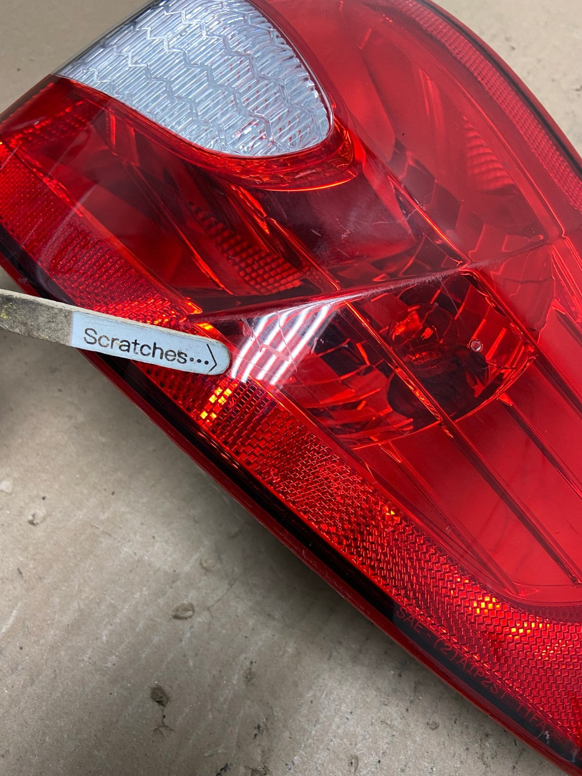 2011-2013 Ford Fiesta Sedan Right Passenger RH Side Tail Light AF3270 LK3