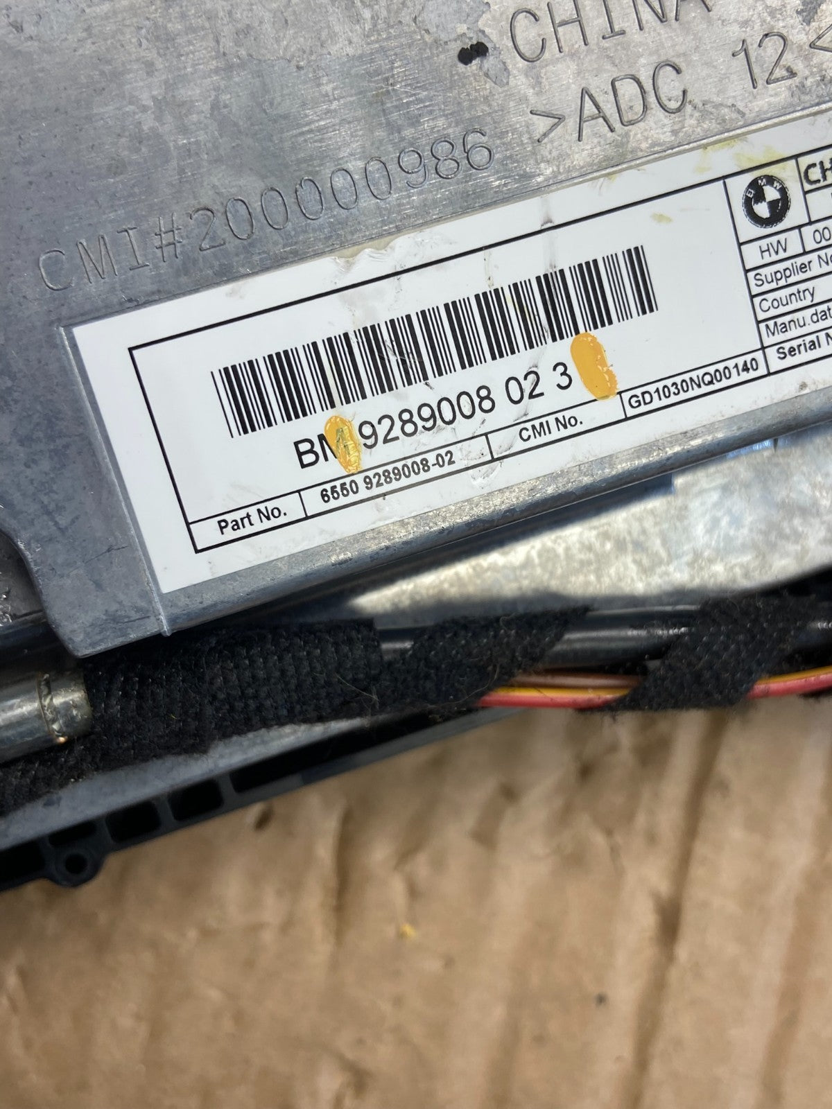2011-2016 BMW F10 528i 550i Central Information Display Monitor Screen AF6378 DG6