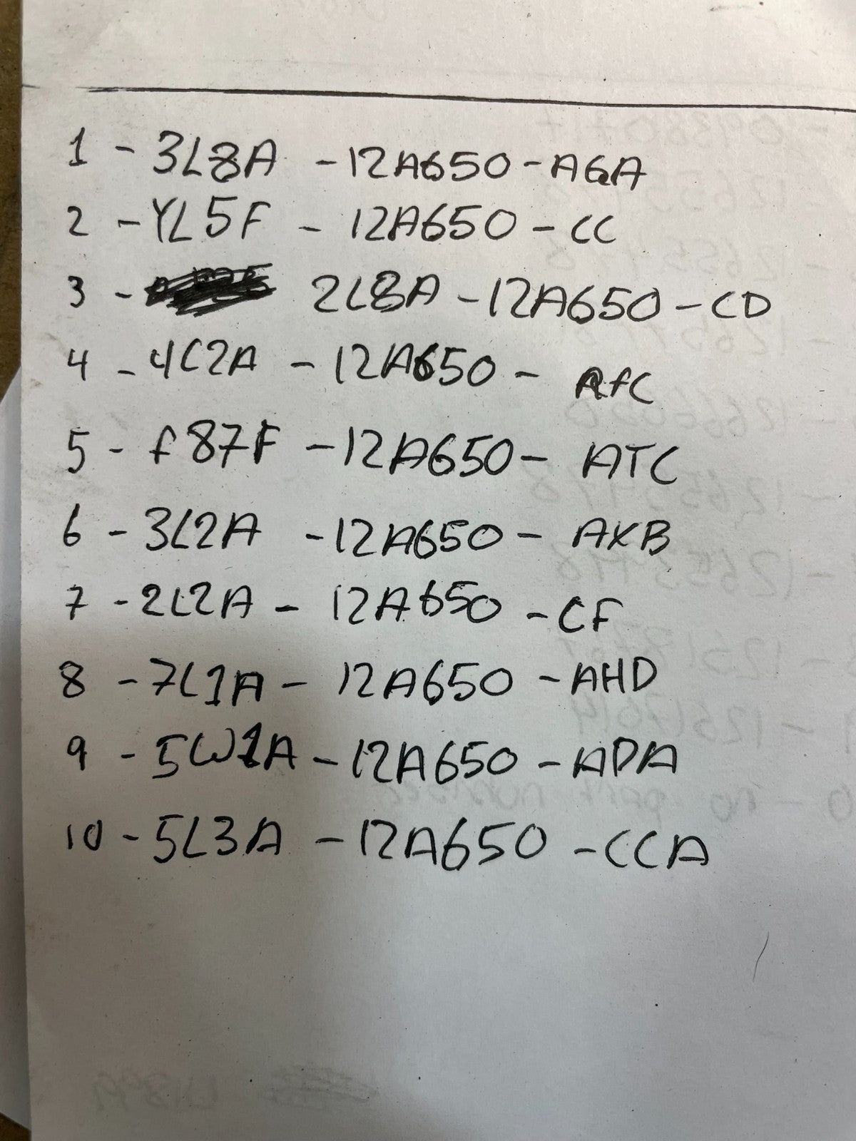 Mix of 10 Ford ECM Engine Computer Module U8969 PS2