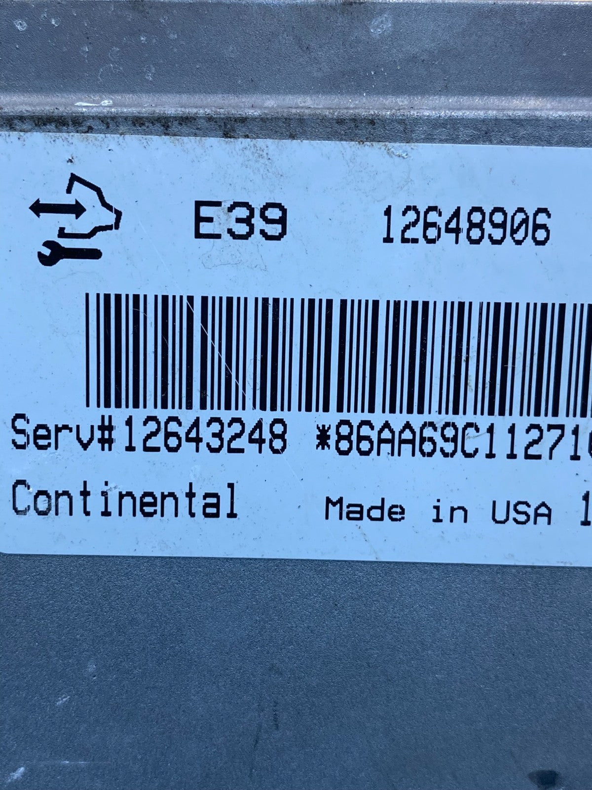 2012 Chevrolet Equinox Ecu Engine Control Module Unit Ecm 12648906 AF4084 DW2