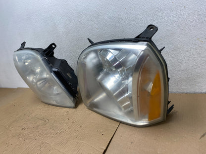 2007 - 2014 GMC Yukon Halogen Headlights Left+Right Side Set AI1315 DW1