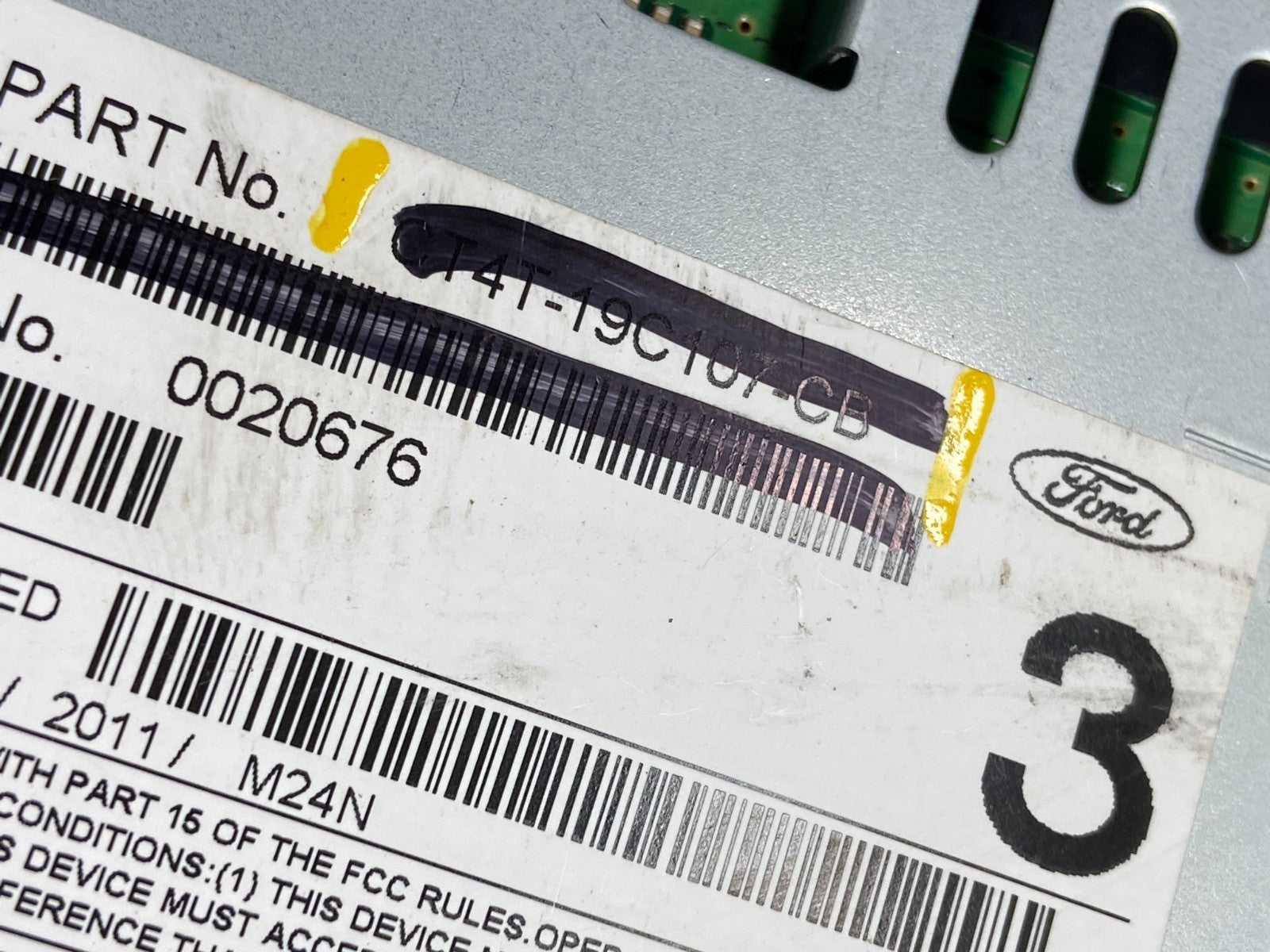 2007 - 2010 Ford Edge AM FM Radio Stereo Receiver CD Player Oem v7866 DG5