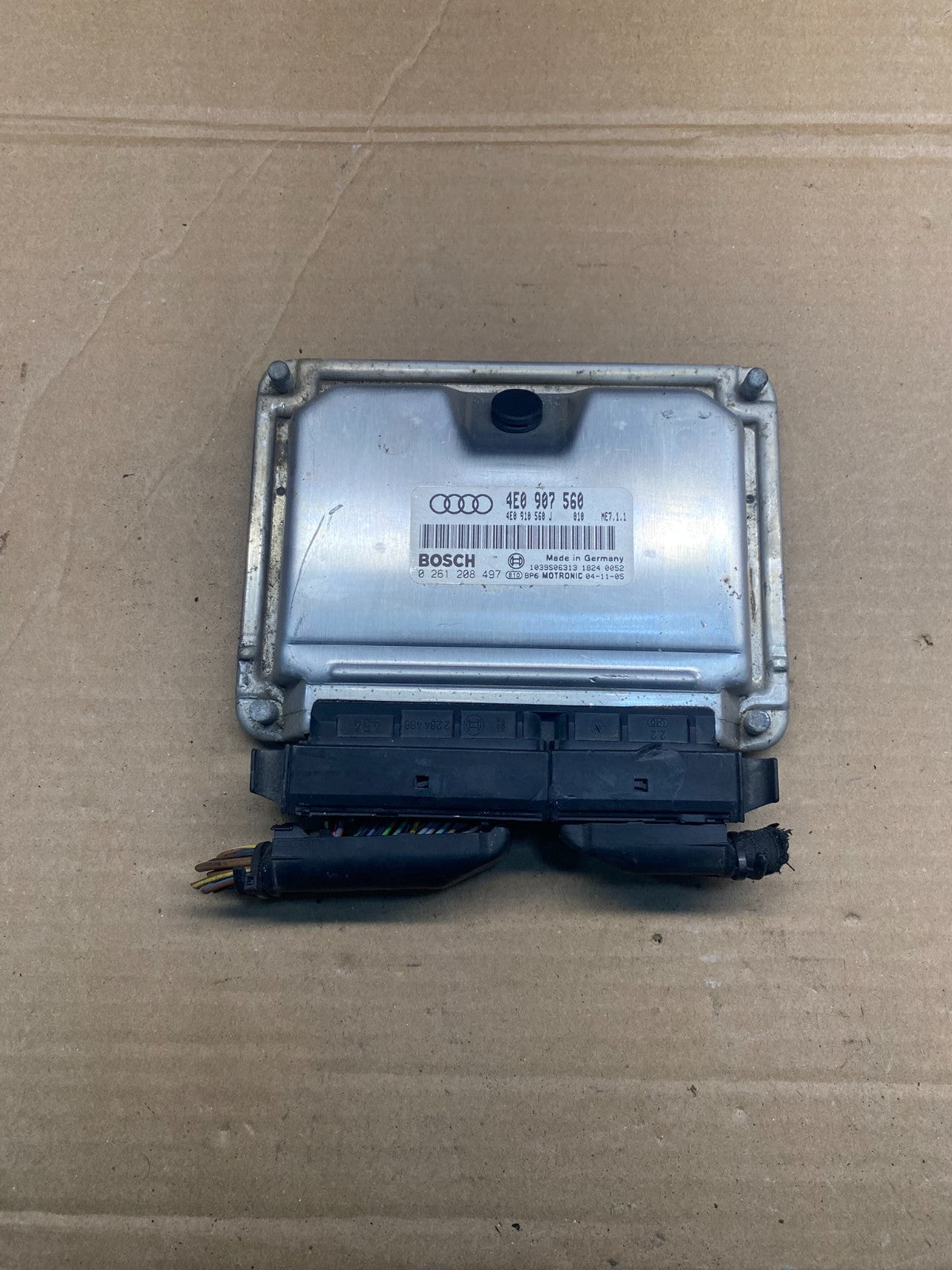 2003 2004 Audi A8 Engine Control Computer Ecu Ecm 4E0907560 ah9843 DG0