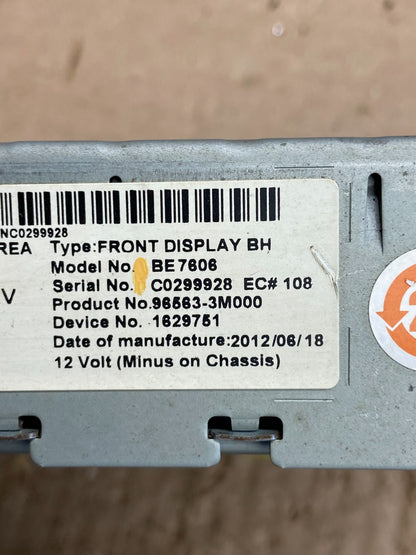 2009-2014 Hyundai Genesis Radio CD Display Screen Navigation AG0265 DG6
