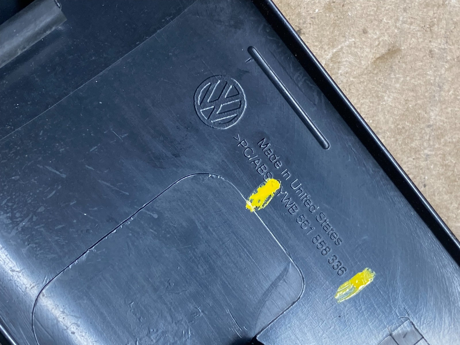2012 to 2015 Volkswagen Passat Radio Dashboard Bezel Trim Cover OEM s2662 DG5