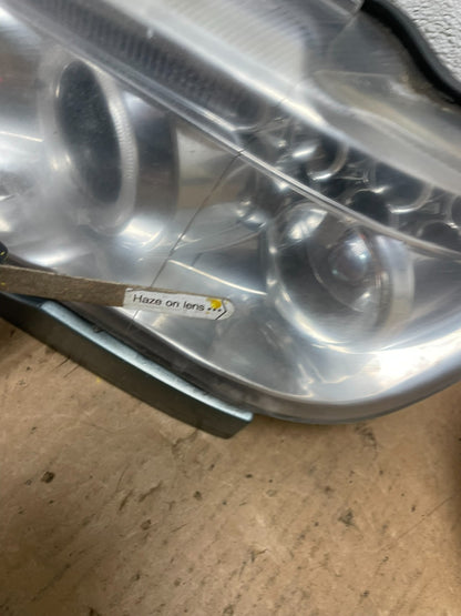 2000-2003 BMW X5 E53 LED Left+Right Set LED Chrome Projector Headlight Q7391 DG11
