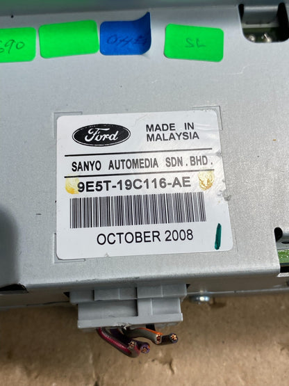 2010 2012 Ford Fusion Dash Information Display Screen AG6479 DG4
