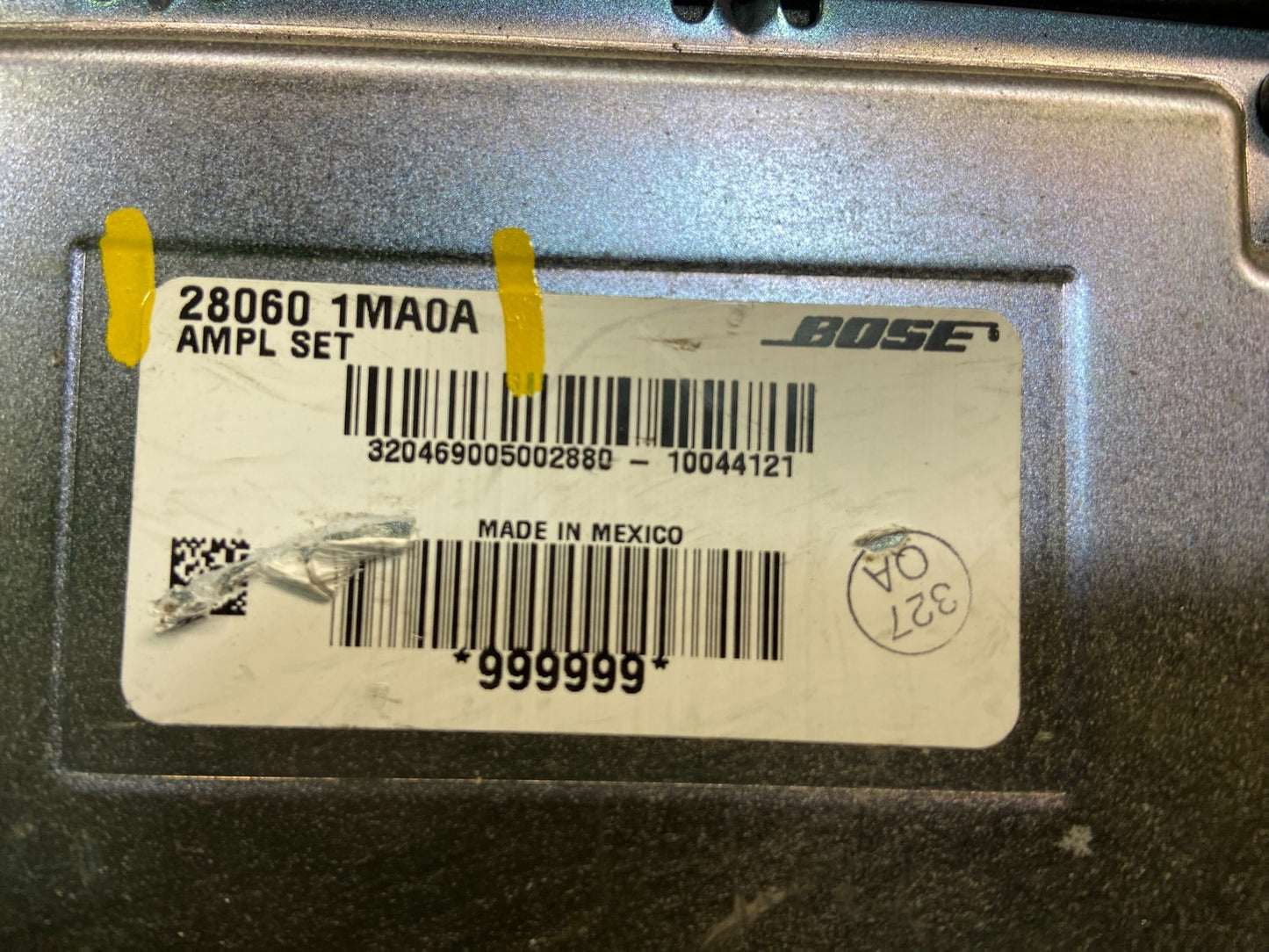 2011 - 2012 Infiniti M37 Bose Stereo Radio Audio Amplifier 280601ma0a Y1533 DG3